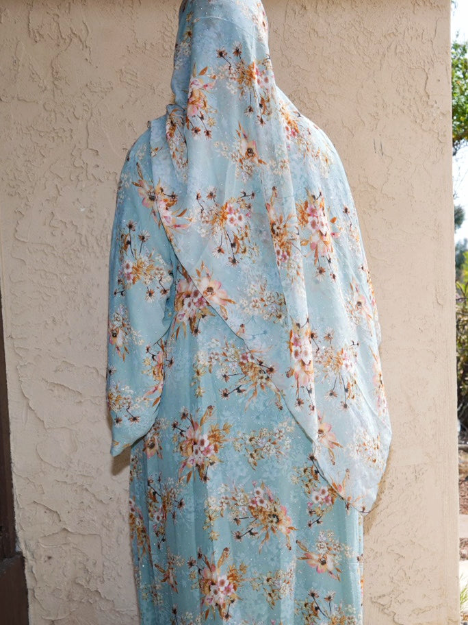 Bluebell Shine (closed abaya)