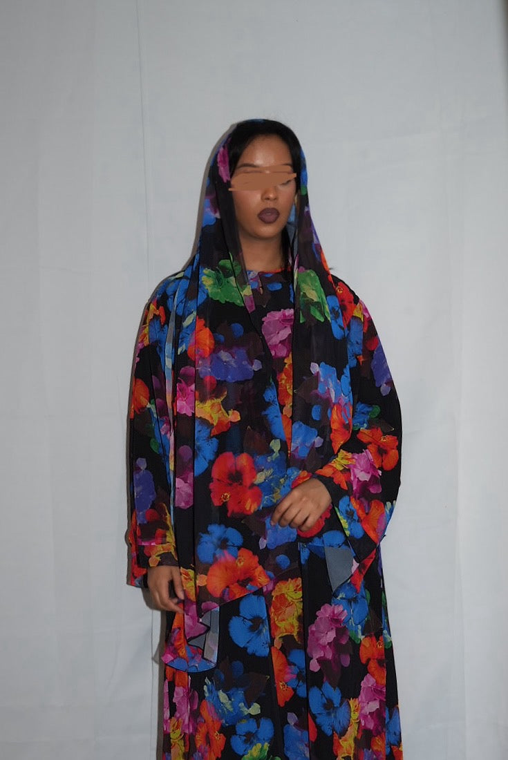 Bloom Noir - Closed Abaya