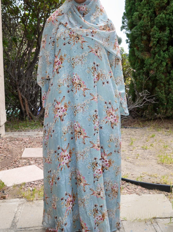 Bluebell Shine (closed abaya)