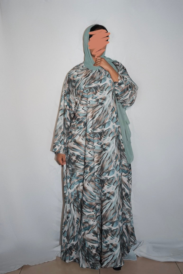 Olive mirage - Closed Abaya