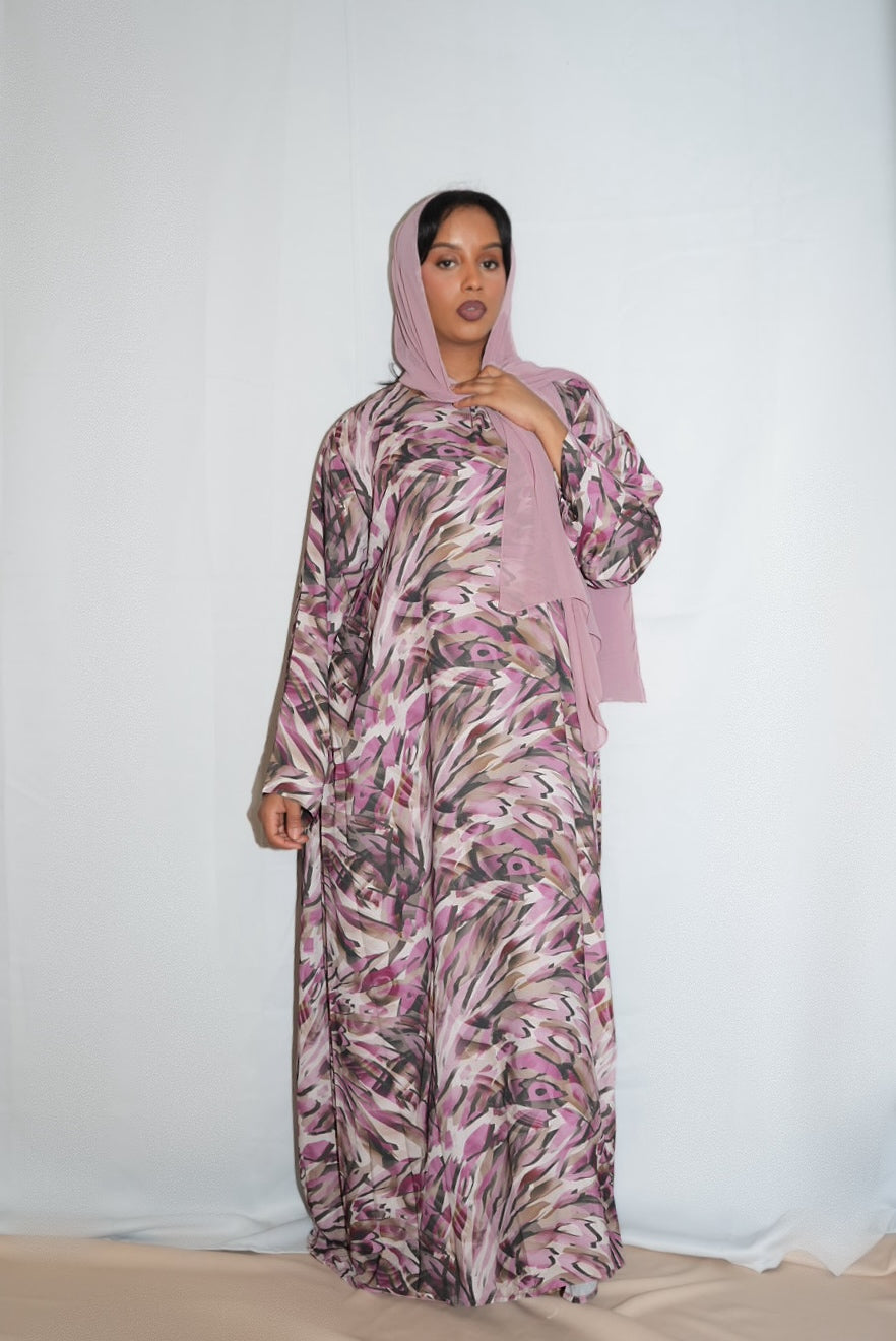 Blush mirage - Closed abaya