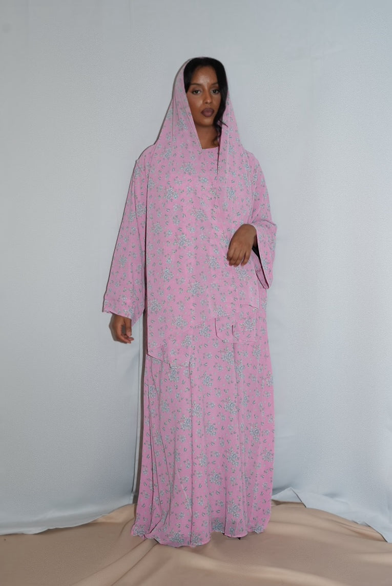 Pink crush - Closed Abaya