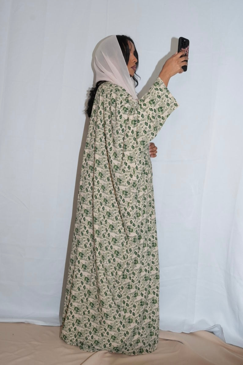 Sage bloom - Bahrain Abaya