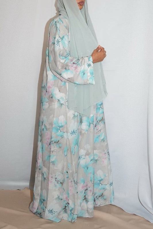 Aqua - Closed Abaya
