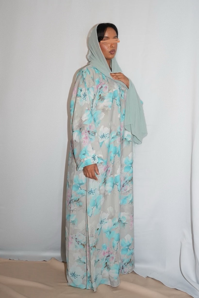 Aqua - Closed Abaya