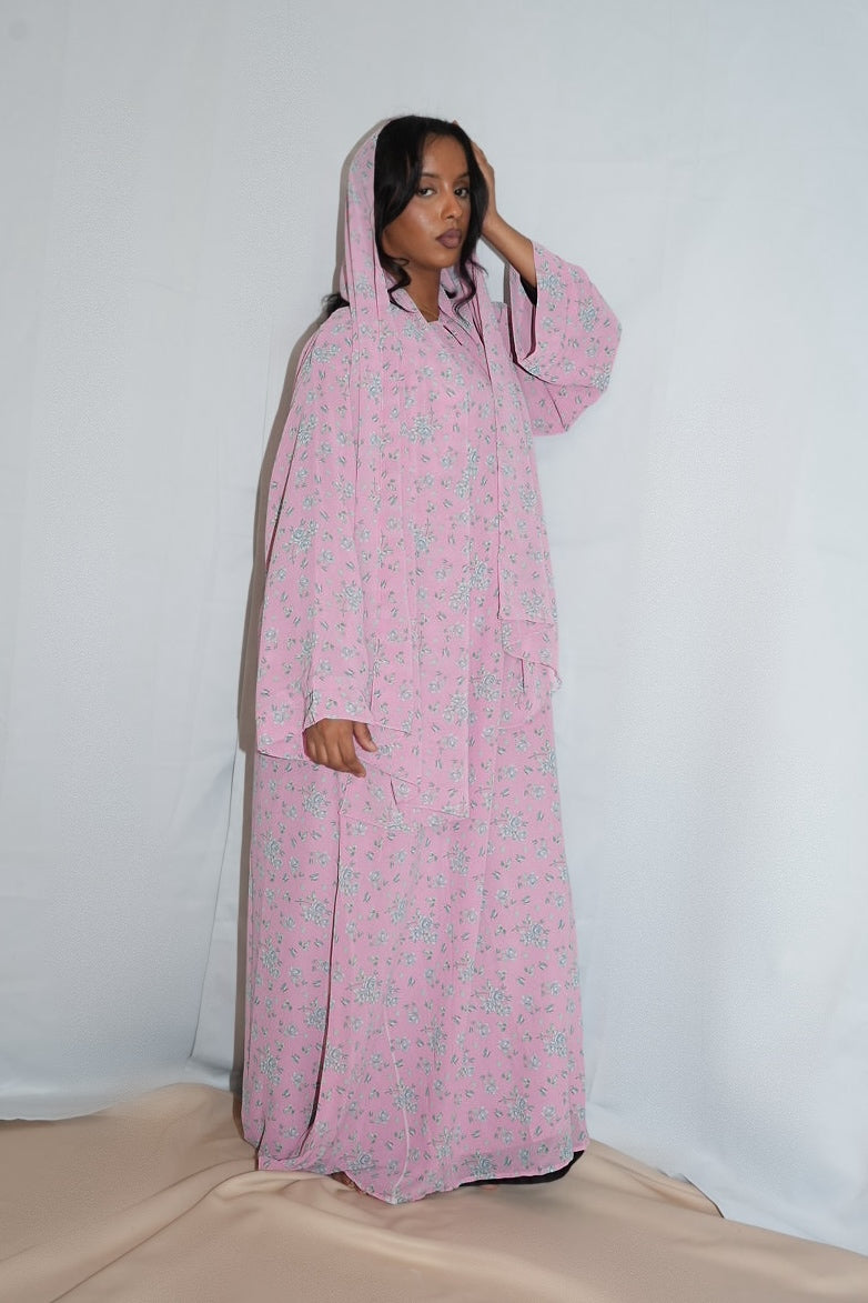 Pink crush - Closed Abaya